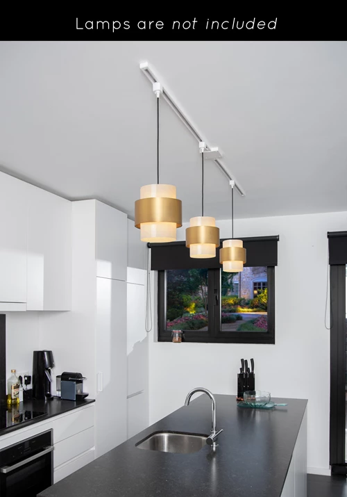 Lucide TRACK Starterset - 1-fase Railsysteem / Railverlichting - 2 meter - Wit - sfeer 3